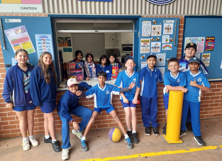 Group photo of Feasting Fridays students