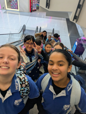 Selfie of students from Education Week Dance Performance a Westpoint Shopping Center